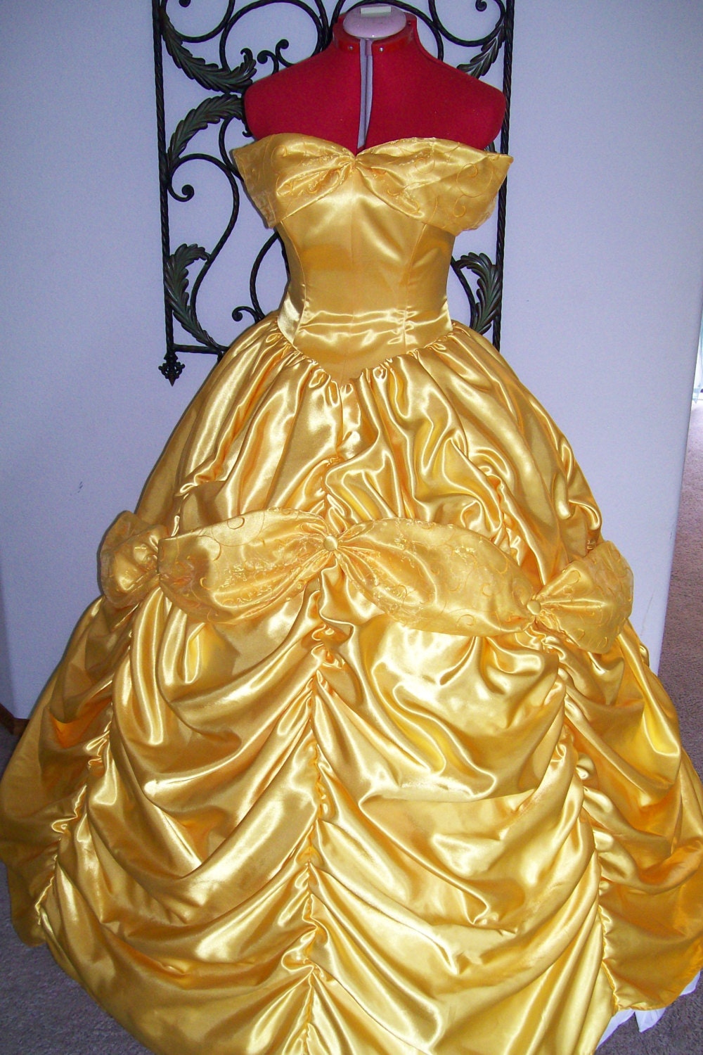 Beauty and the Beast Belle Ball gown Dress Custom costume