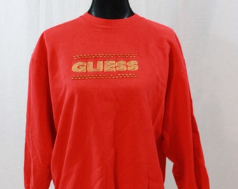 cream guess sweatshirt