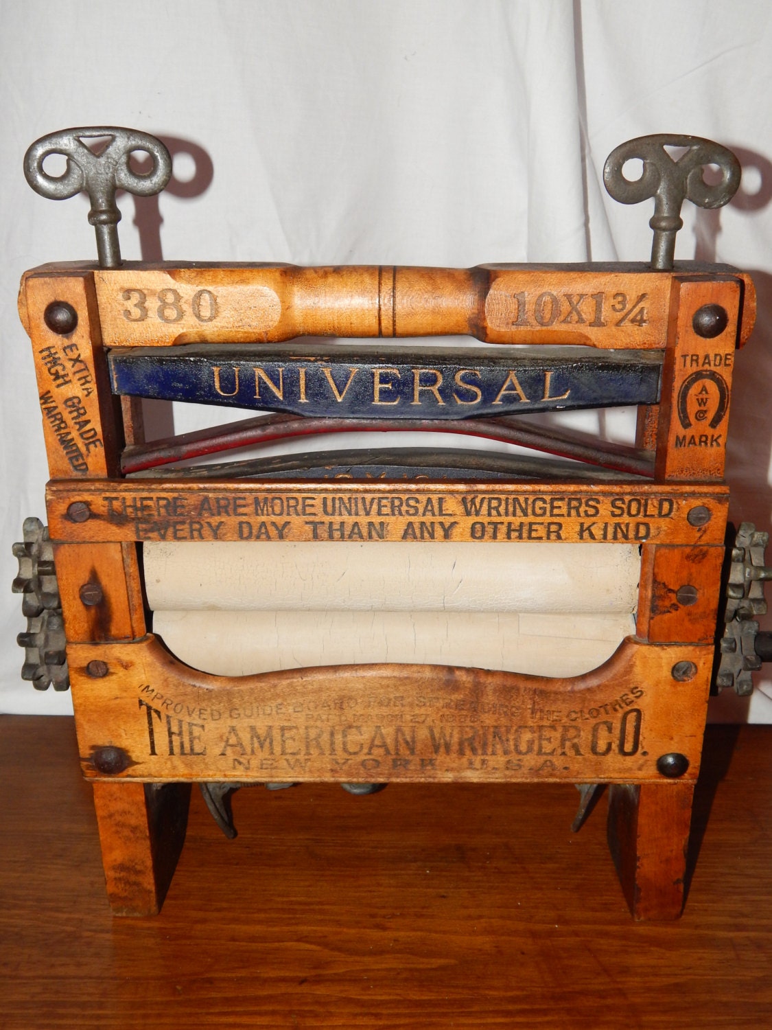 Primitave Portable Clothes Wringer Washer American Wringer Co.