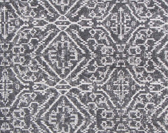 PRIYA GRAY ikat designer, decorator/drapery/bedding/upholstery fabric