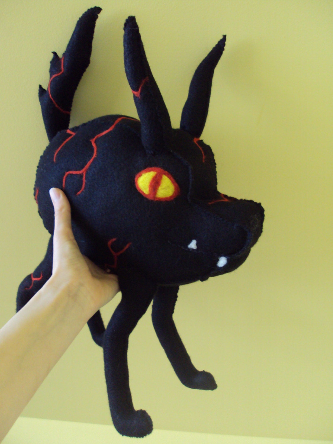 fire wolf adventure time plush