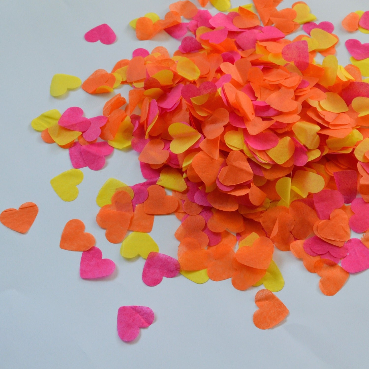 heart shaped tossable party confetti hot pink by heart shaped tossable party confetti hot pink by