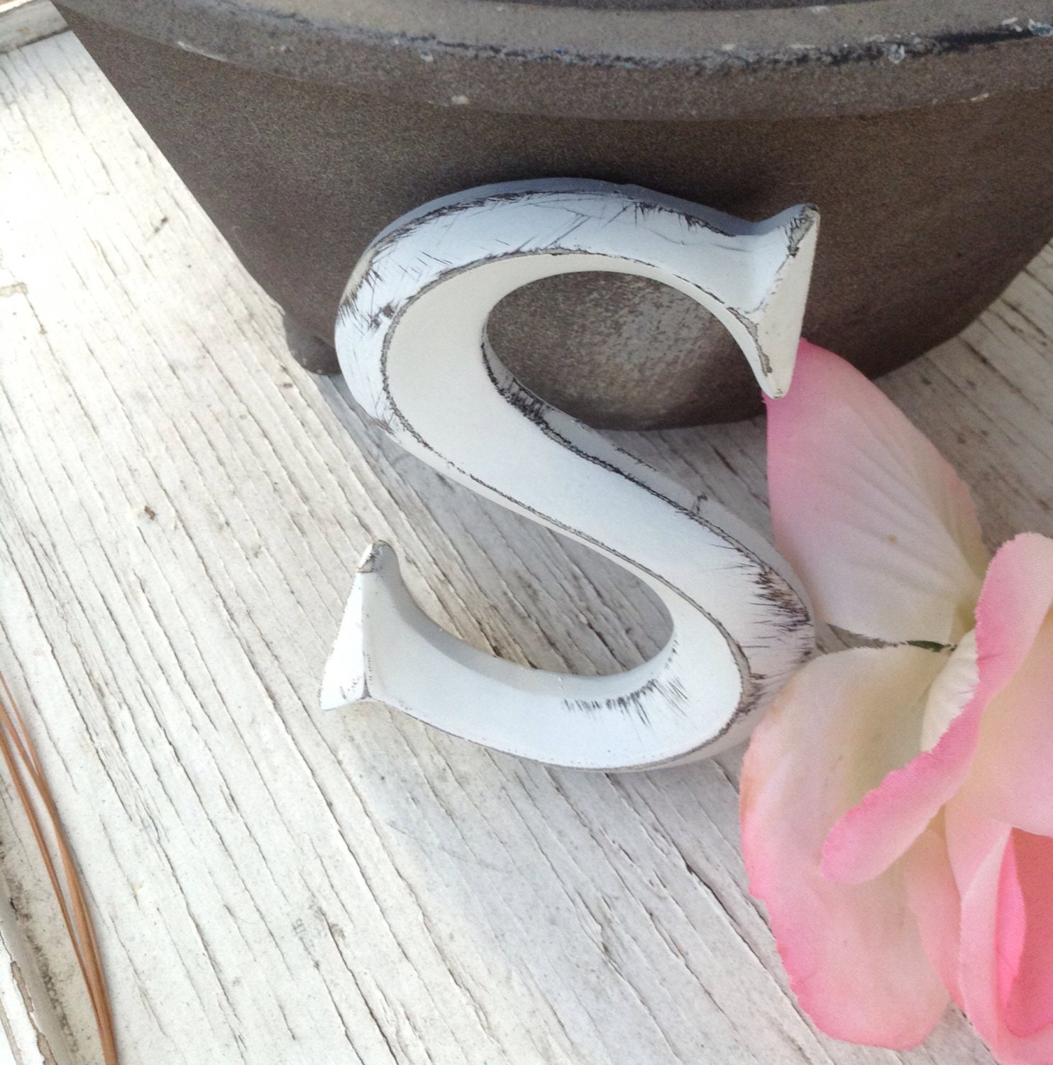 Wall Decor Shabby Chic Letters 4 letters AZ