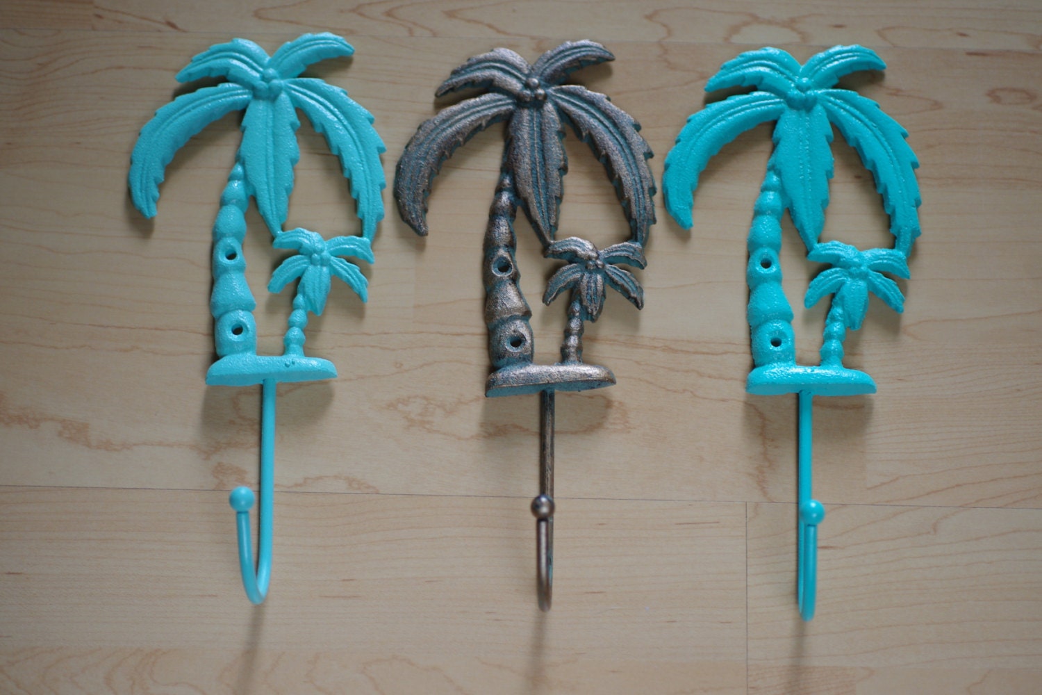 Tropical Palm Tree Wall Hook Cast Iron Hook Beach Decor