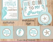 Popular items for ocean theme birthday on Etsy