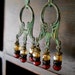 RHAPSODY-Verdigris Chandelier with Czech Glass Beads