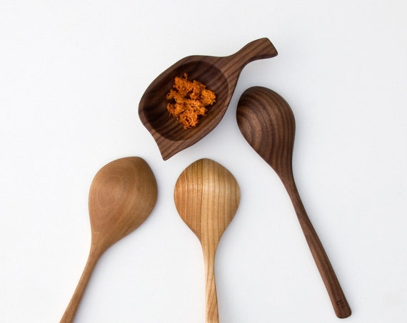 https://www.etsy.com/listing/181315557/small-hand-carved-wooden-serving-spoons