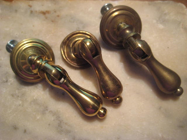 brass drawer pulls