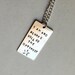 Doctor Who Optimist Quote Necklace