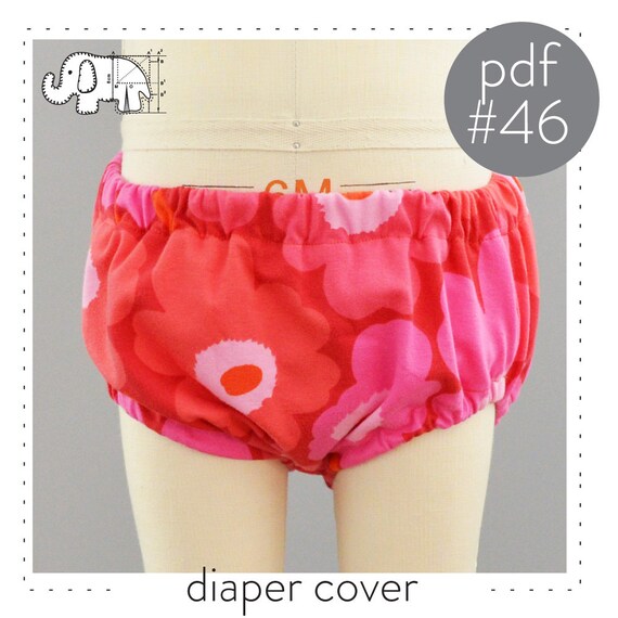 Diaper cover pdf pattern photo tutorial sizes by brindilleandtwig