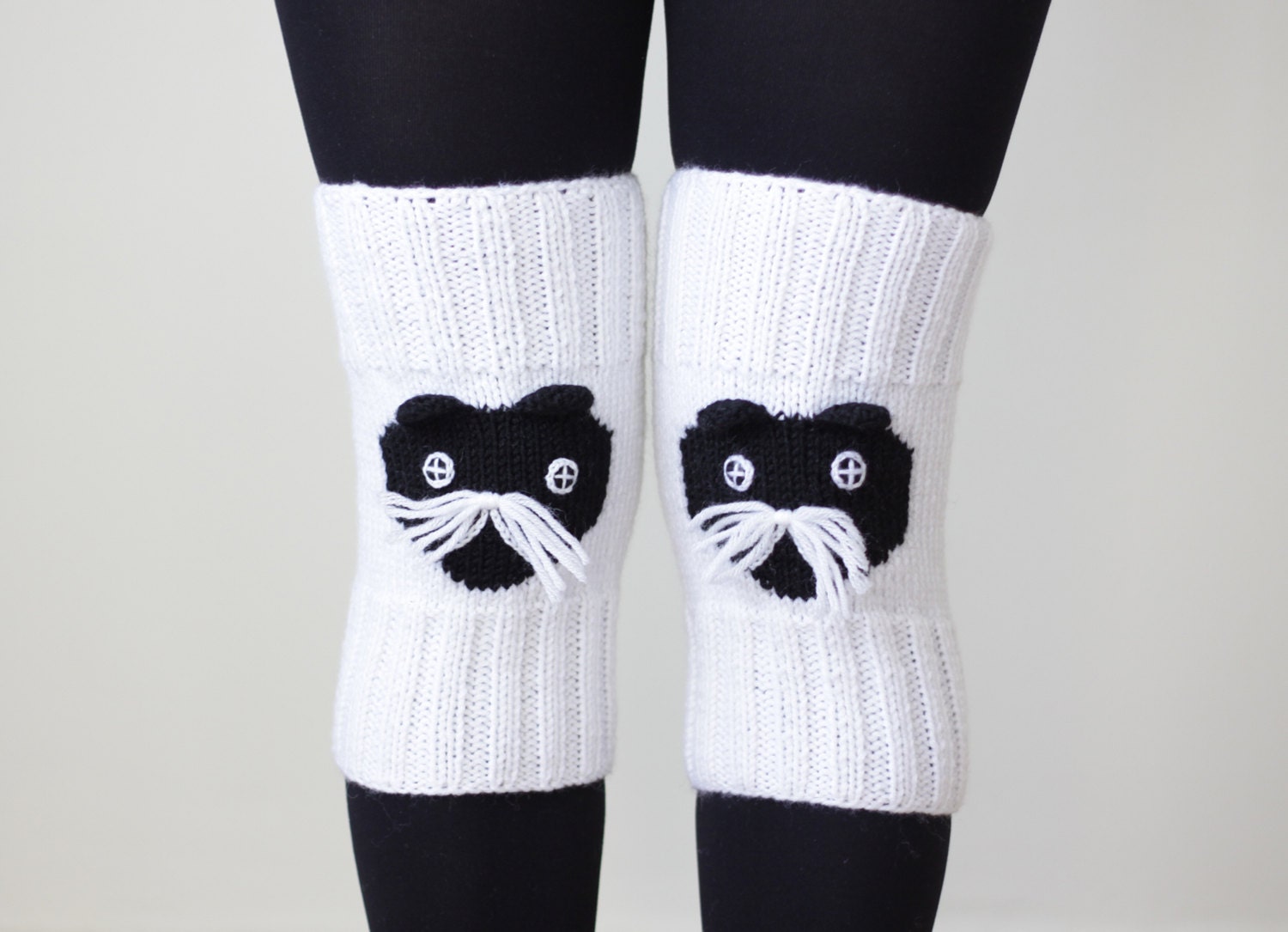 Cat Knit Knee socks Knee warmers Animal accessories Animal