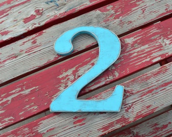 Wooden Numbers Wood Number