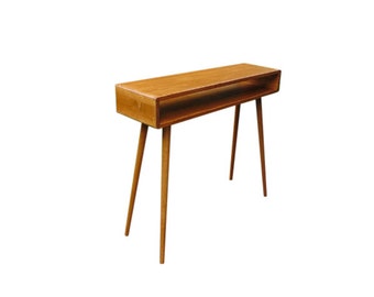 Mid Century Sofa table Entry Table Tiny Desk - MADE TO ORDER