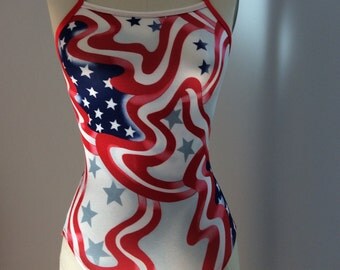Astrosportswear One Piece Swimsuit, Thin strap Racer swimwear