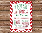 DIY Printable Chevron Christmas Party Invitation Il_170x135