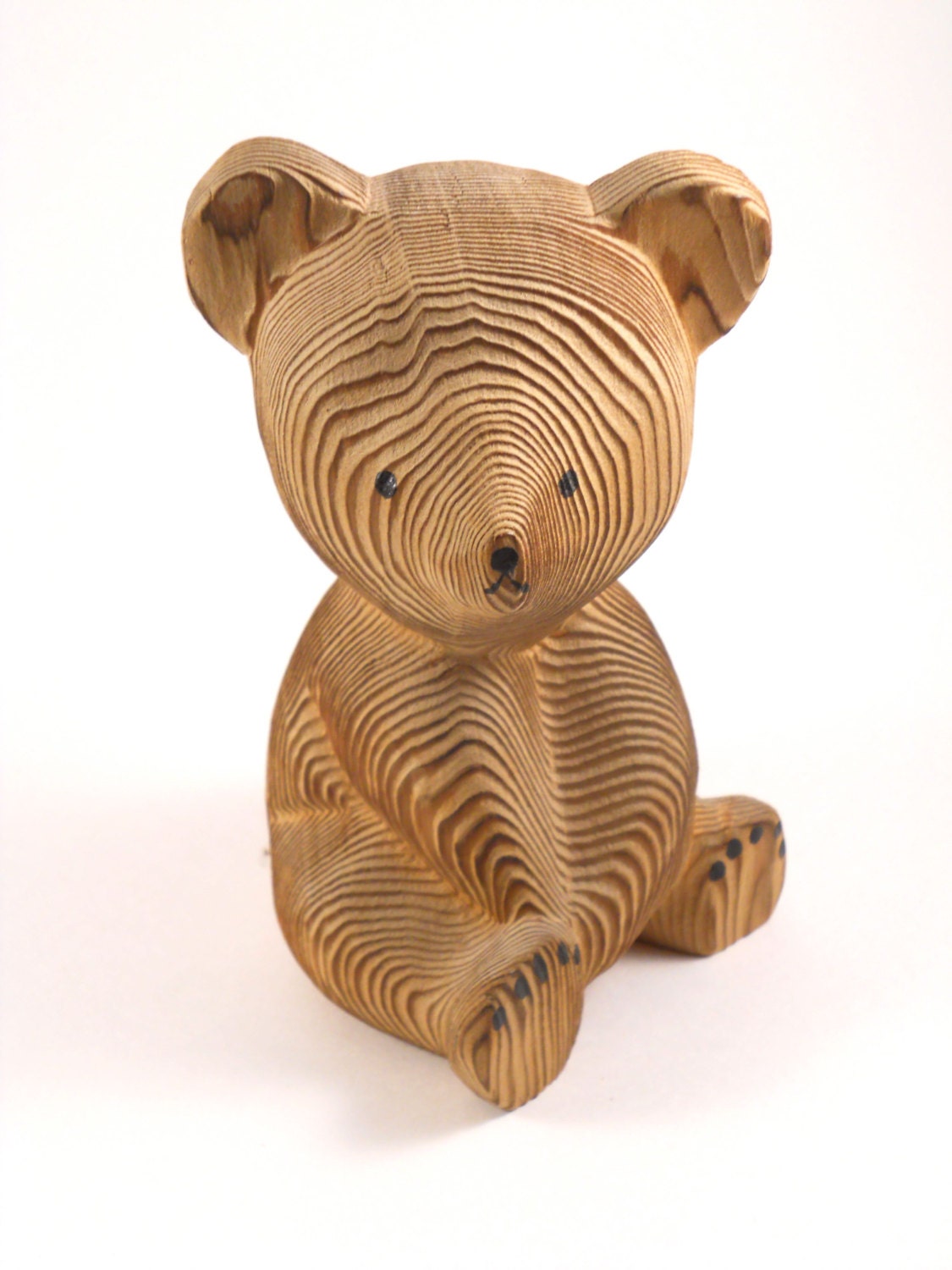 wood bear figurine