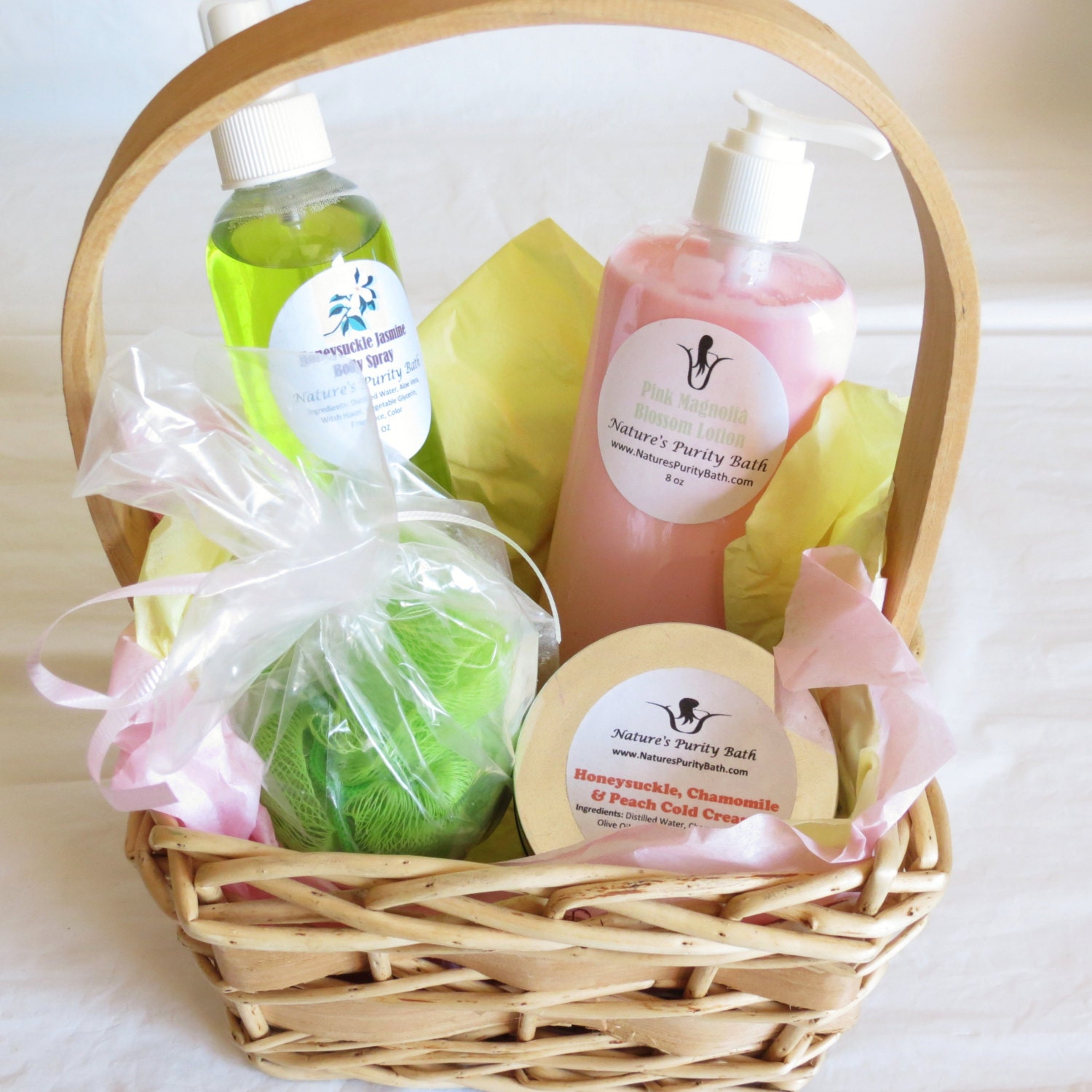 Luxury Bath and Body Gift Basket Bath Set by NaturesPurityBath