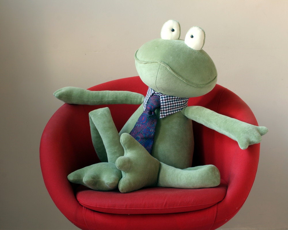 frog plush large