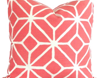 Trina Turk Watermelon Trellis Indoor Outdoor Pillow Cover, Schumacher, 18x18, 20x20, 22x22 or 14x20