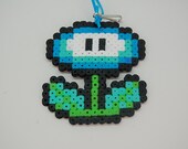 Items similar to Mario Ice Flower Bag Tag, Mario Ice Flower Key Chain ...