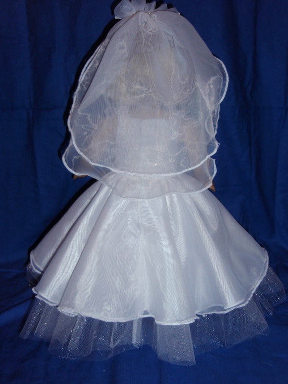 18 doll first communion dress