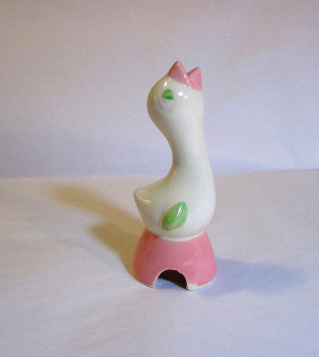Pie Bird Whistle or Vent Shawnee Pillsbury Chick Pink and