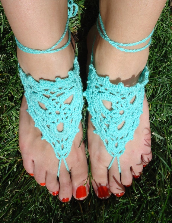 Barefoot Sandal by BooLusBoutique on Etsy