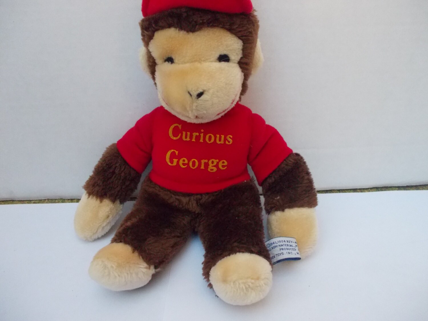 1980 curious george stuffed animal