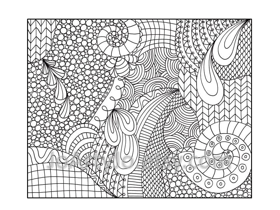 Coloring Pages to Print Zentangle Inspired Printables by JoArtyJo