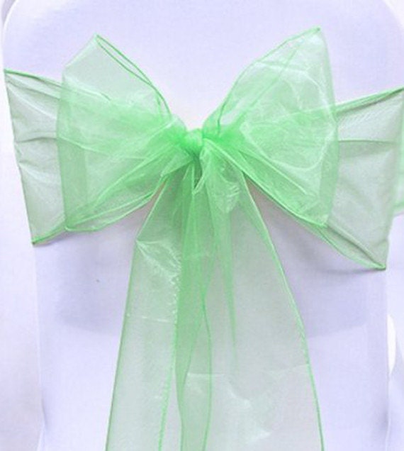 Chair Sashes Mint Green 25 Wedding Chair Sashes Chair Bows