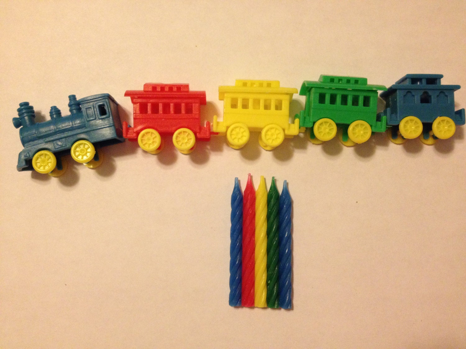 Train Birthday Party Candles