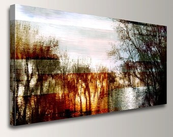 Panoramic Art Abstract Painting Reproduction Canvas Print