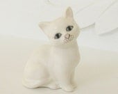 Vintage Beswick Cat Figurine White