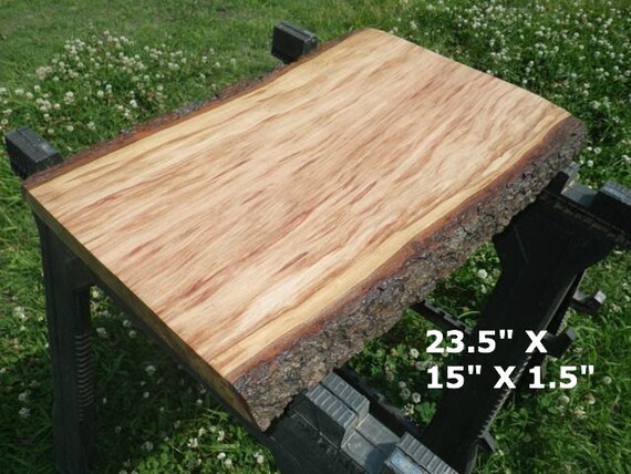 Live Edge Table, Cherry Side Table Top, DIY Coffee Table, Natural Edge 