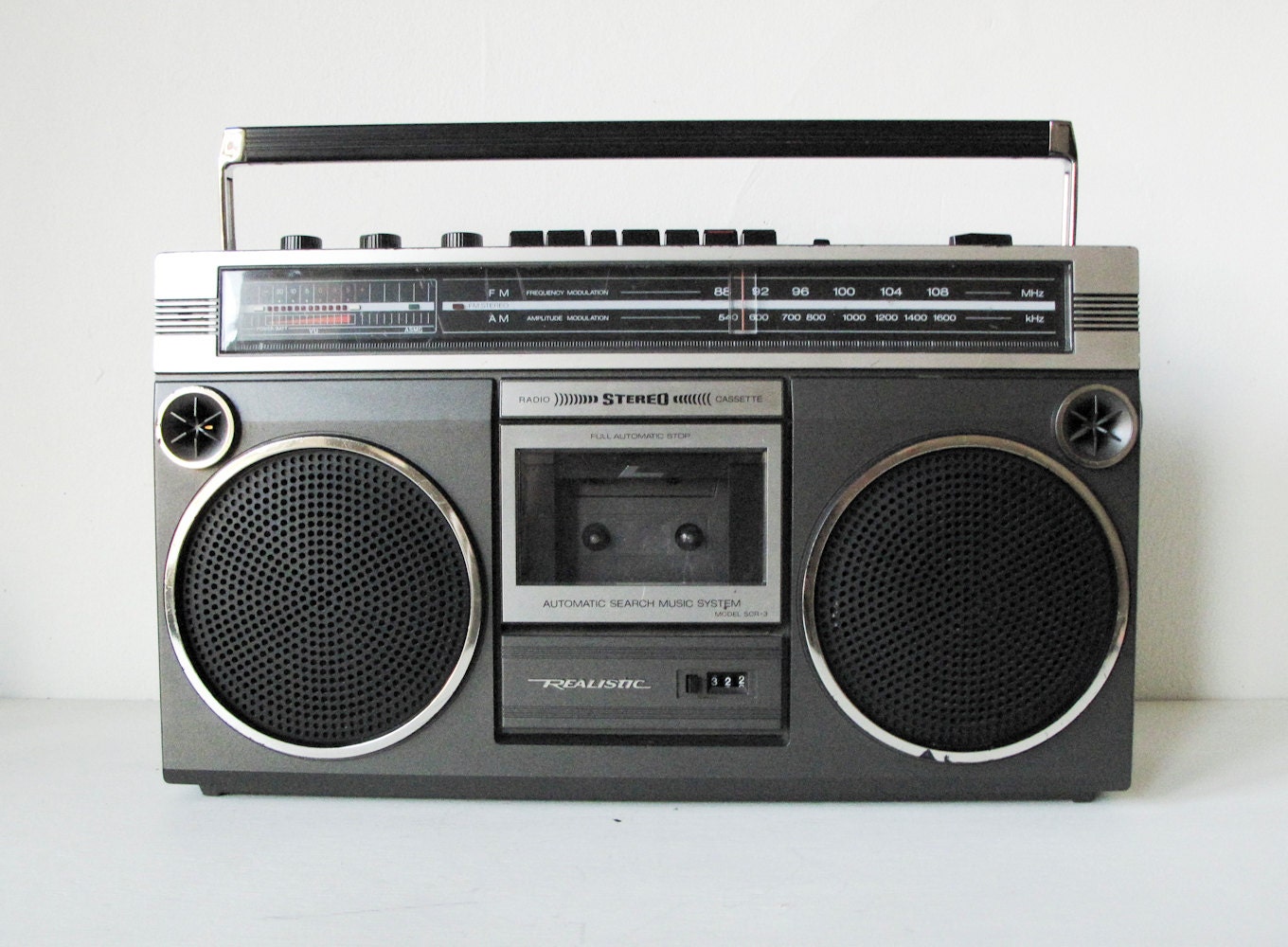 Realistic Cassette Tape Player Radio Stereo Boombox