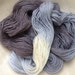 Sparkly Hand Dyed Yarn, Fingering/Sock weight, Superwash Merino Wool/ Silk/ Nylon/ Silver Poly, 420 yards/100g- 'Winterfell III"