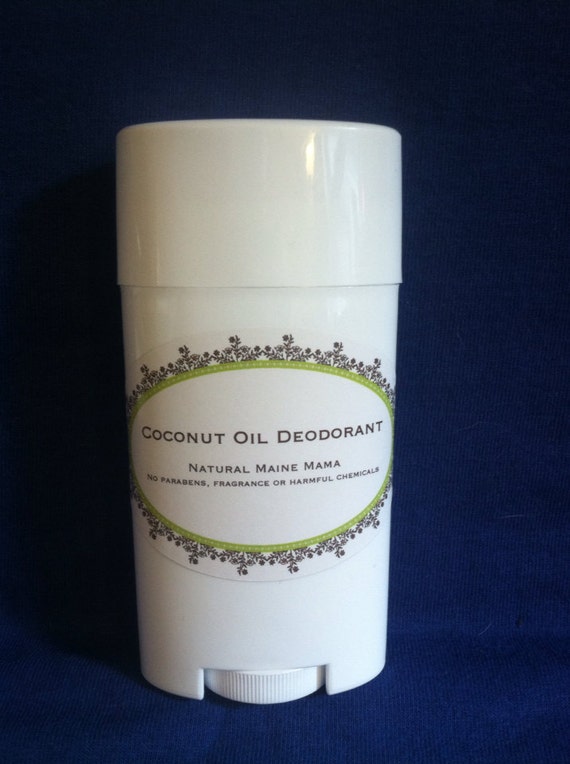 Coconut Oil Deodorant by NaturalMaineMama on Etsy