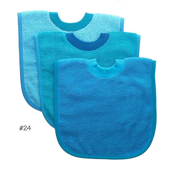 Pullover Baby to Toddler Bibs Set of Three by ampmcreationstoo