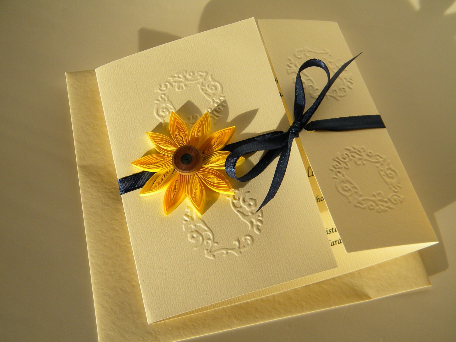 Sunflower Wedding Invitations 8