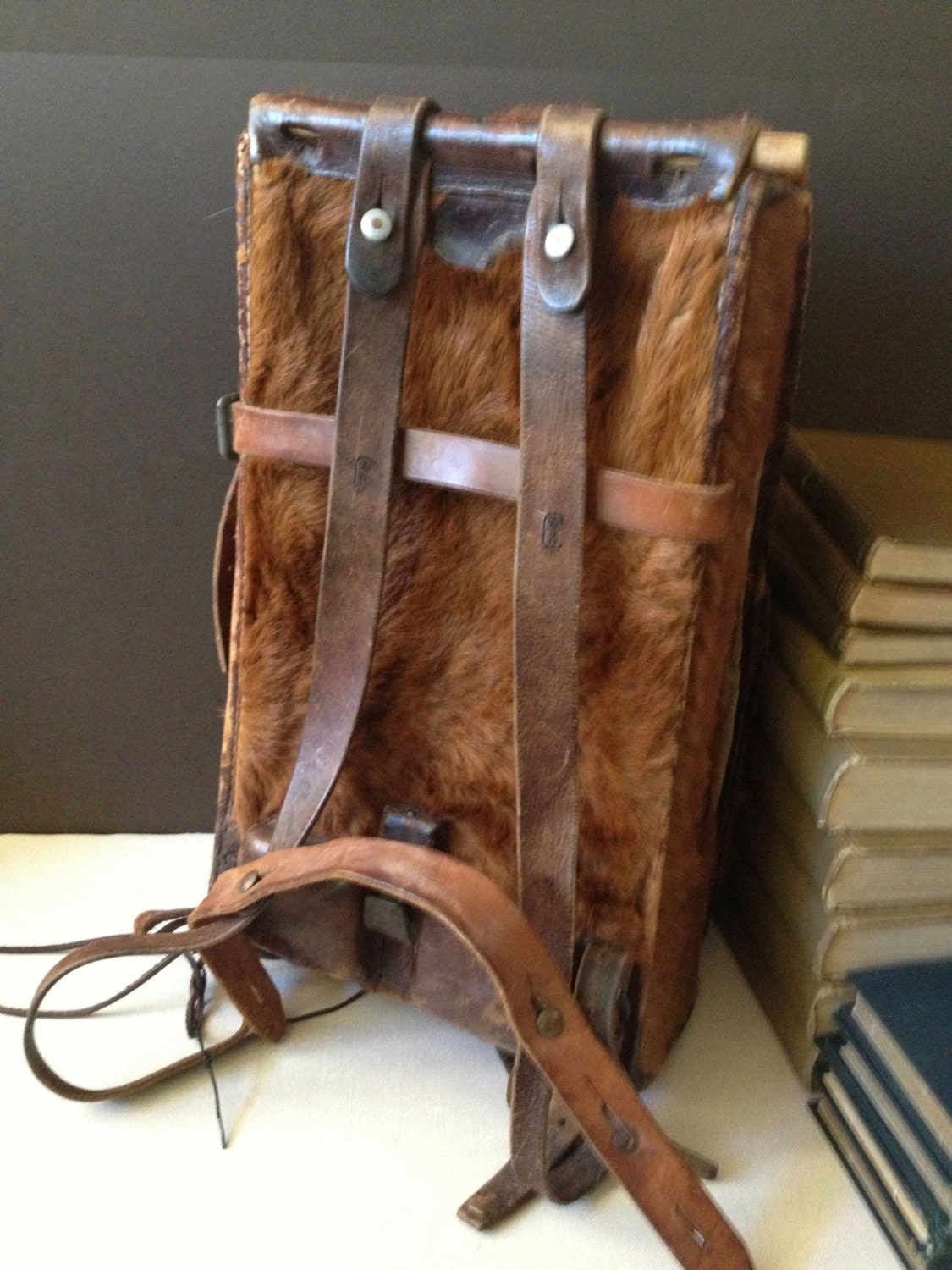 Vtg 1930 Swiss Army Backpack // Military // Cross Country