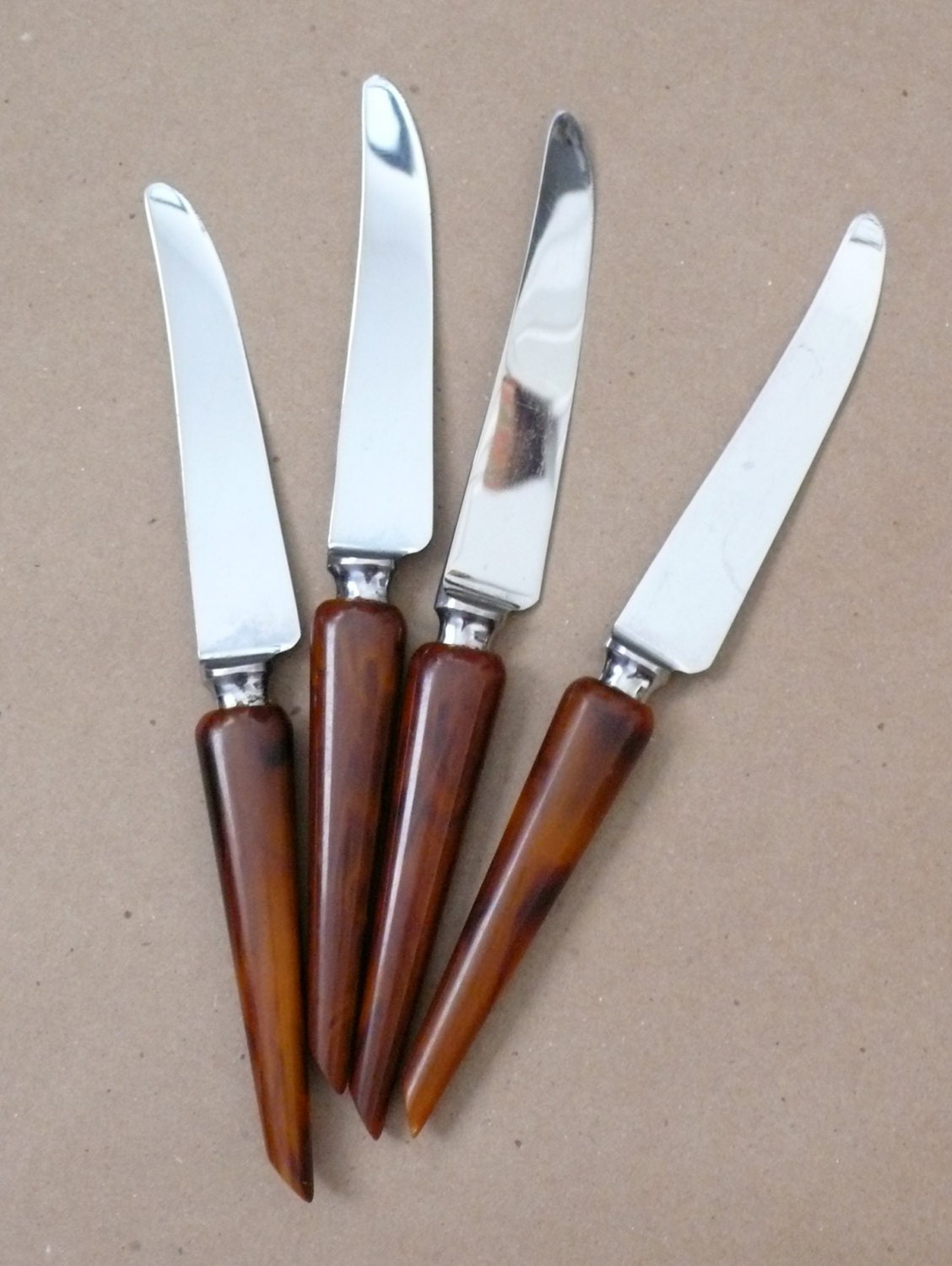 Vintage Steak Knives Wood & Sons Sheffield England