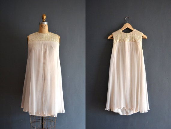 60s chiffon dress  1960s sequin dress