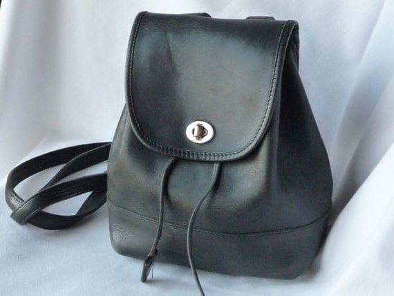black coach backpacks