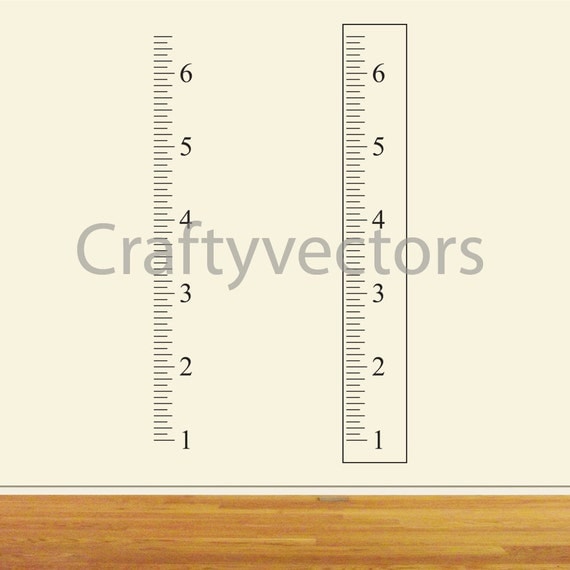 printable ruler growth chart vector Growth Chart Inches template Ruler