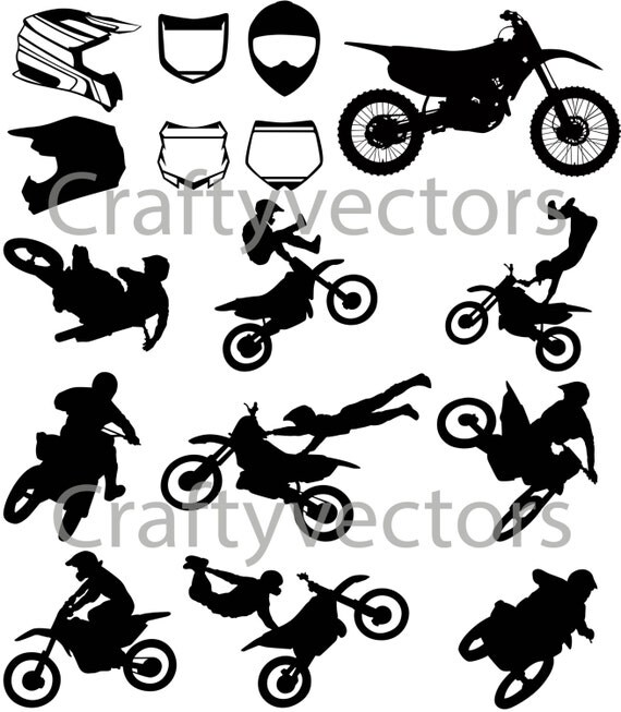 Download Motocross Vector File SVG