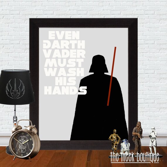 INSTANT Download Star Wars Darth Vader Bathroom by TheMeekBoutique