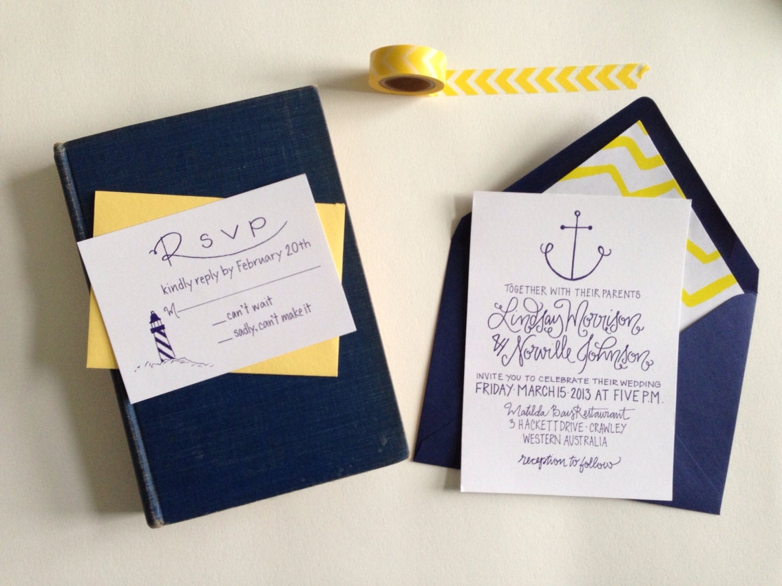 Anchor Wedding Invitations 10