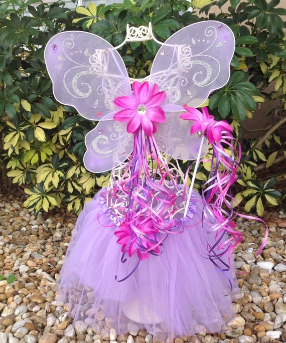 Items similar to Purple Fairy Costume, Purple Fairy Wings, Purple Tutu ...
