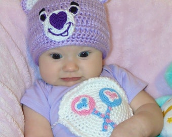 Crochet Purple Care Bear Costume, Share Bear or Custom - il_340x270.557752756_9d6s