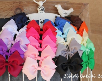Girls hair bows - set of 10 toddler hair bows - Birthday gift - 1.00 hair bows -little girls hair bows - You can choose colors
